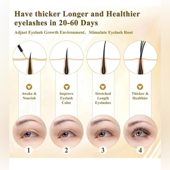 MayBeau Eyelash Growth Serum Eyebrow Enhancer day & night - Picture 4 of 7
